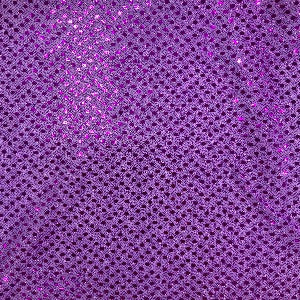 40" Sequin Stretch Cuttable Purple