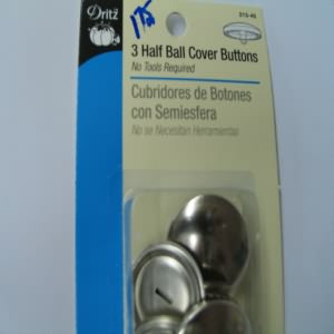 Cover Buttons Half Ball Size 1 1/8" (3/pack)