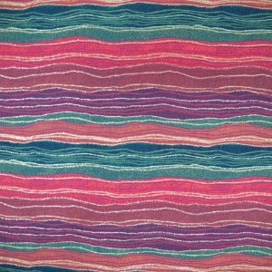 45" Wide Fall Festive Stripe Glitter Cotton Fabric