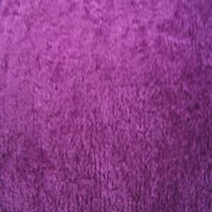 60" Velour Poly Stretch Terry Look Solid Wine