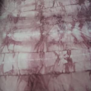 60" Velveteen 100% Cotton Dress Weight Marbled Rose and Cream