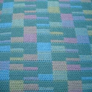 54" Wool Blend Green, Yellow, Blue, and Pink