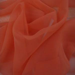 60" Chiffon 81160 100% Polyester Solid Azalea