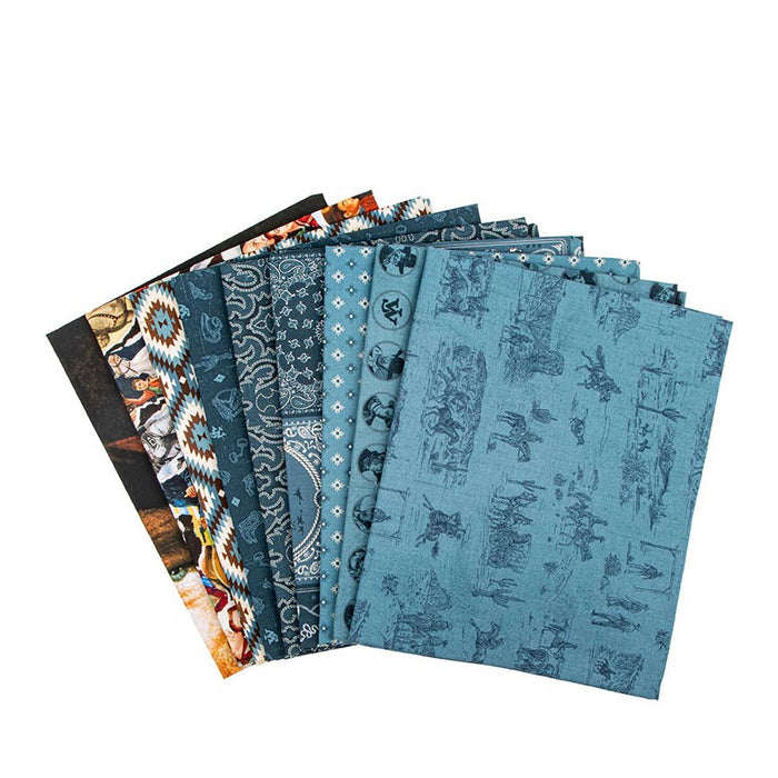 J. Wayne American West 1-Yard Bundle Denim (9 Pieces)
