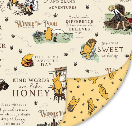 Double Lush Velvet Winnie the Pooh 2-Yard Package (2YD-LV17361)