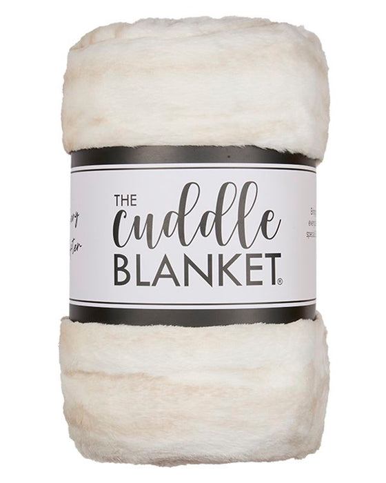 Shannon Fabrics Deluxe 60" x 90" Luxe Cuddle Blanket Milan Enzo Vanilla Creme