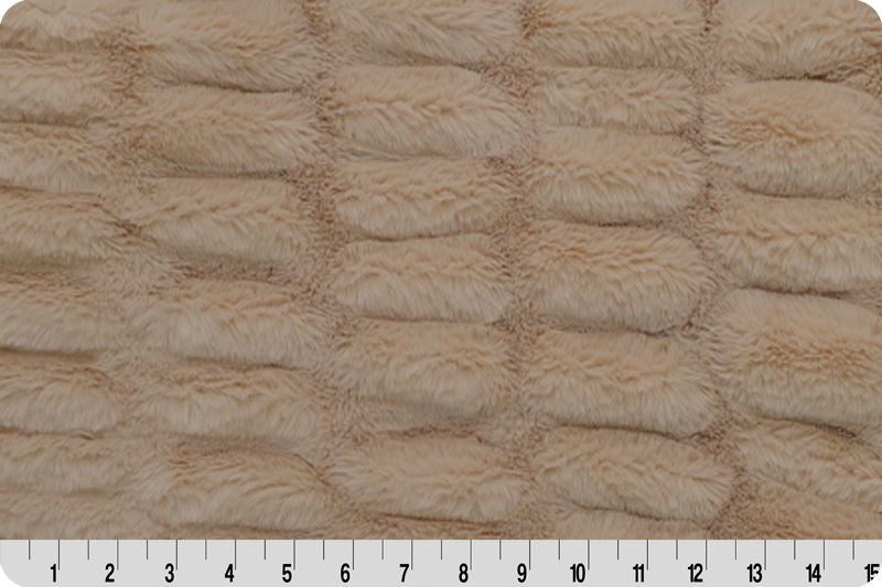 Shannon Fabrics Deluxe 60" x 90" Luxe Cuddle Blanket Milan Solid Sand