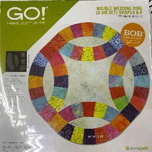 Accuquilt GO Fabric Cutting Die <br>Double Wedding Ring #55078