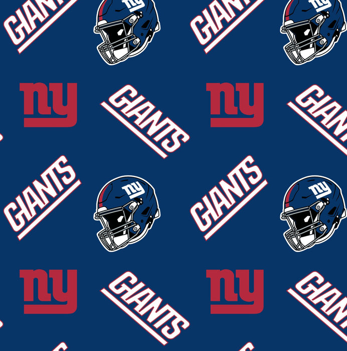 60" Wide NFL NY Giants Fleece 100% Polyester (70537D)