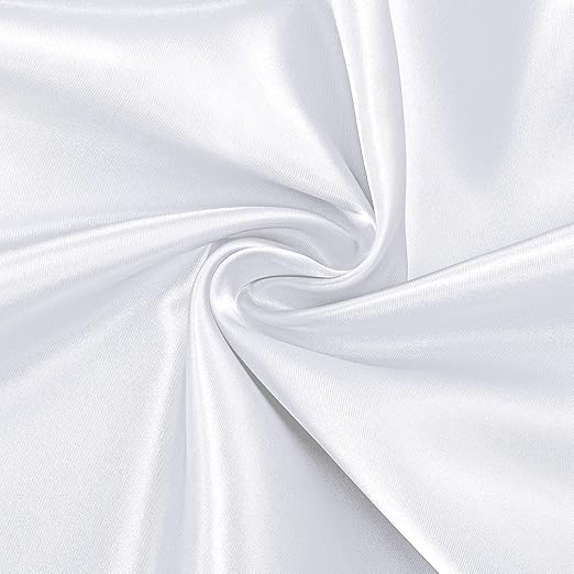 60" Princess Satin #5168 White 100 % Polyester
