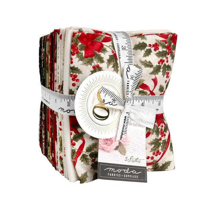 Moda Fabrics Candlelight Christmas Fat Quarter 100% Cotton (44420AB), Sold By The Bundle This bundle also includes a Panel (24"x45")