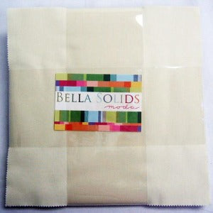 Bella Solids Layer Cake Snow (9900LC 11 Moda)