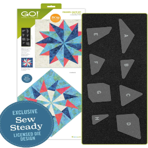 GO! Pinwheel Shape Set-12” Finished Die by Sew Steady #55926