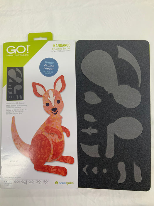 Accuquilt GO! Kangaroo by Janine Lecour #55934