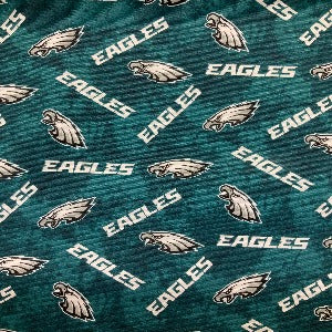 48" Wide Philadelphia Eagles 100% Cotton Canvas