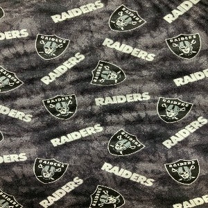 48" Wide Las Vegas Raiders 100% Cotton Canvas