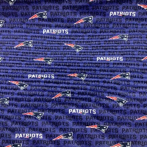 48" Wide New England Patriots 100% Cotton Canvas