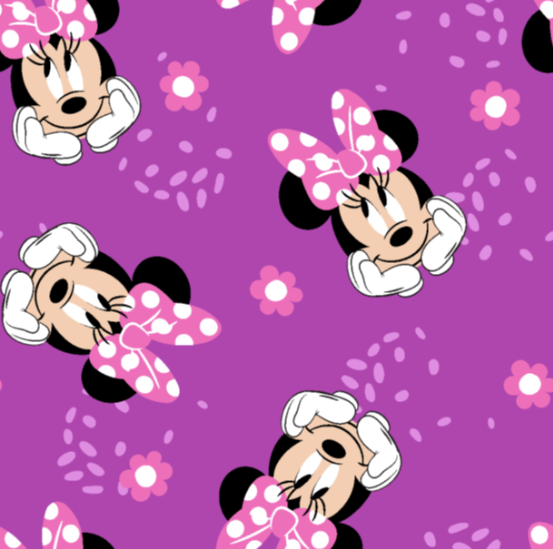 60" Wide Minnie Sweet Dots Fleece (80151-A62028) 100% Polyester