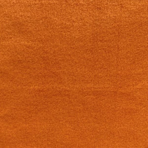 60" Wide Burnt Orange Fleece Fabric 100% Polyester Sold By The Yard