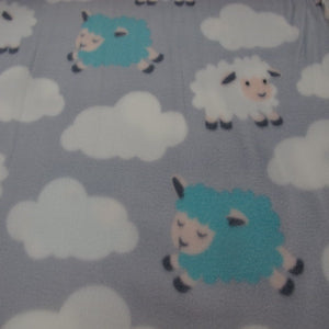 60" Wide Counting Sheep Fleece Fabric DT-6098-MA-1 100% Polyester Sold By The Yard