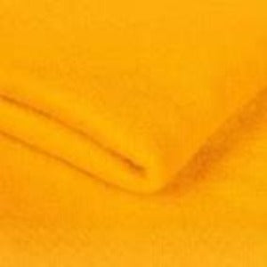 60" Fleece 100% Polyester Anti-Pill Solid Bright Gold
