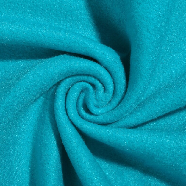 Polar Fleece Solid Turquoise, Cut by the Yard