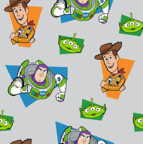 60" Wide Toy Story Geo Fleece (75282-A620210) 100% Polyester