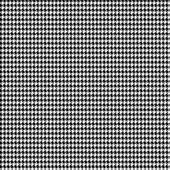 45" Wide Black Houndstooth (CMFY-0014-9BLACK) Flannel 100% Cotton, Fabric Sold By The Yard