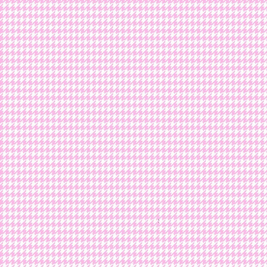 45" Wide Baby Pink Houndstooth (CMFY-0014-2BABYPINK) Flannel 100% Cotton, Fabric Sold By The Yard