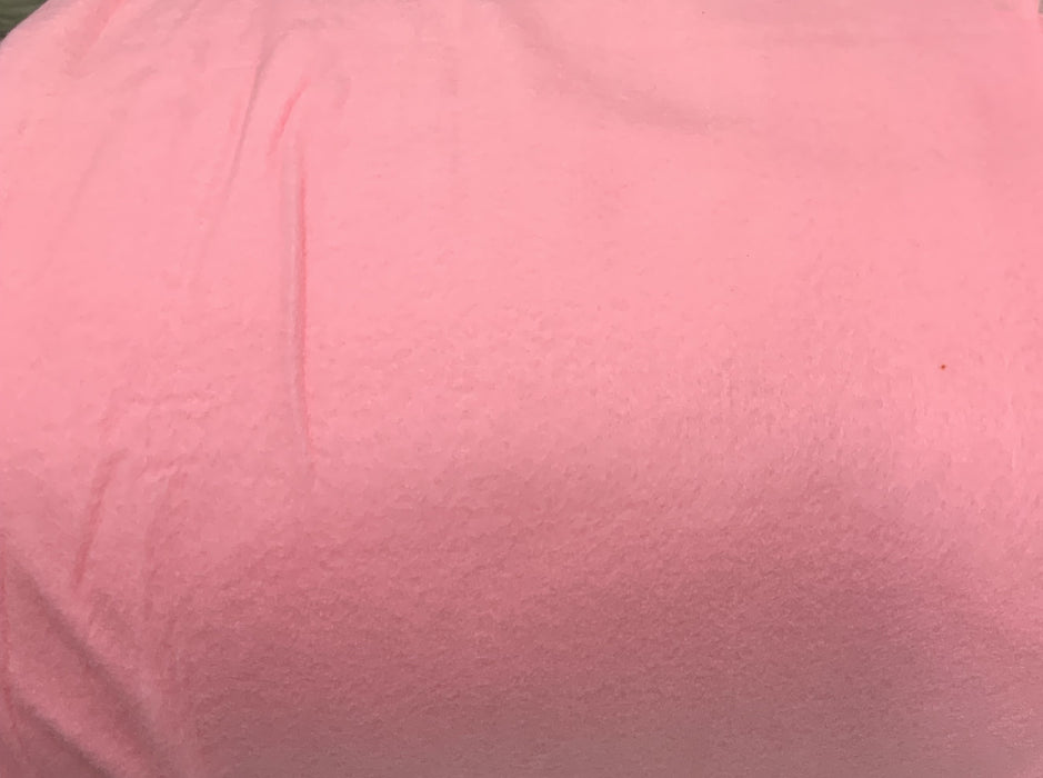72" Wide Felt 100% Acrylic Solid Pink Sold By The Yard