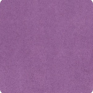 60" Minky 100% Polyester Solid Violet