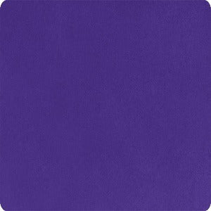 60" Wide Shannon Fabrics Viola Solid Cuddle 100% Polyester