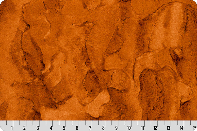 Shannon Fabrics Luxe Cuddle Hide Ginger 100% Polyester