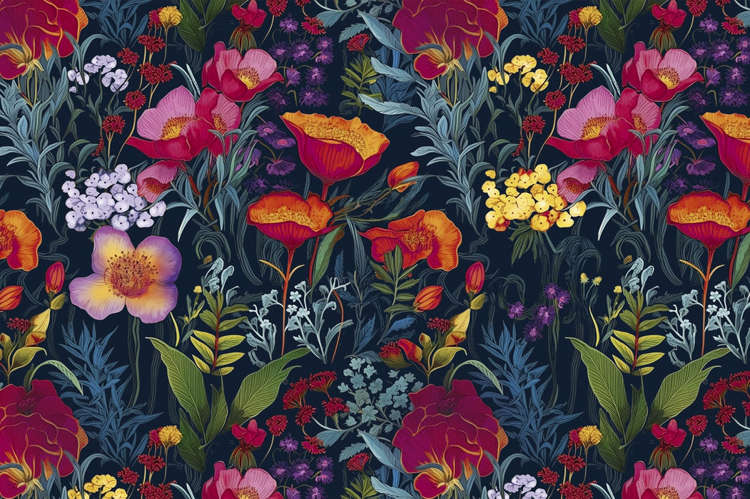 45" Wide Shannon Fabrics Whispering Blooms Secret Garden Quilting Cuddle Vibrant 100% Polyester Sold by The Yard.