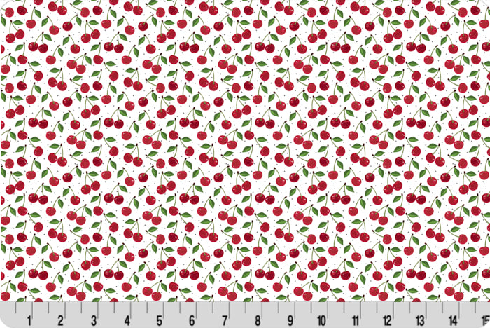 60" Wide Shannon Fabrics Digital Cuddle Very Cherry (Scarlet), 100% Polyester