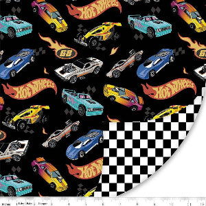 60" Wide Double Lush Velvet Made to Race from Riley Blake 95% Polyester 5% Spandex Fabric is Sold by The Yard and Cut to Order for Example; a Qty of 1 is 36”x 60”, Qty of 2 is 72" x 60”, Etc…