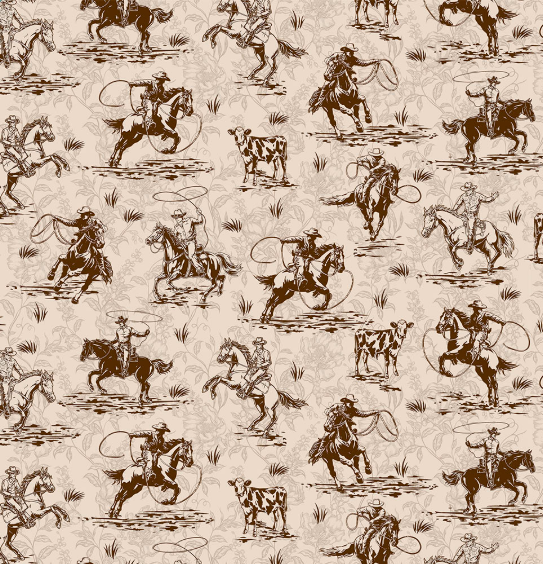 44" Wide Shannon Fabrics "Echoes of The Range" Prairie Chocolate Quilting Cuddle