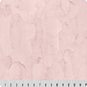 60" Wide Shannon Fabrics Luxe Cuddle Hide Rosewater 100% Polyester Sold by The Yard