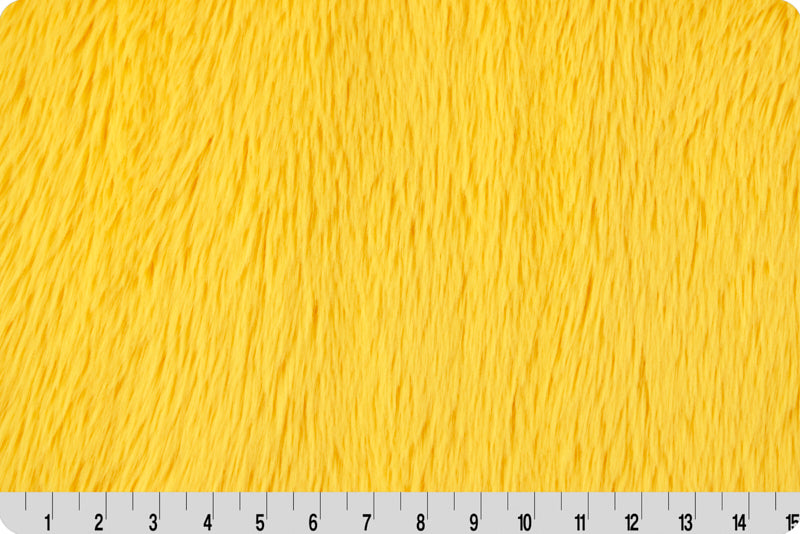 60" Wide Shannon Fabrics Luxe Cuddle Dreamy Yellow 100% Polyester Sold By The Yard