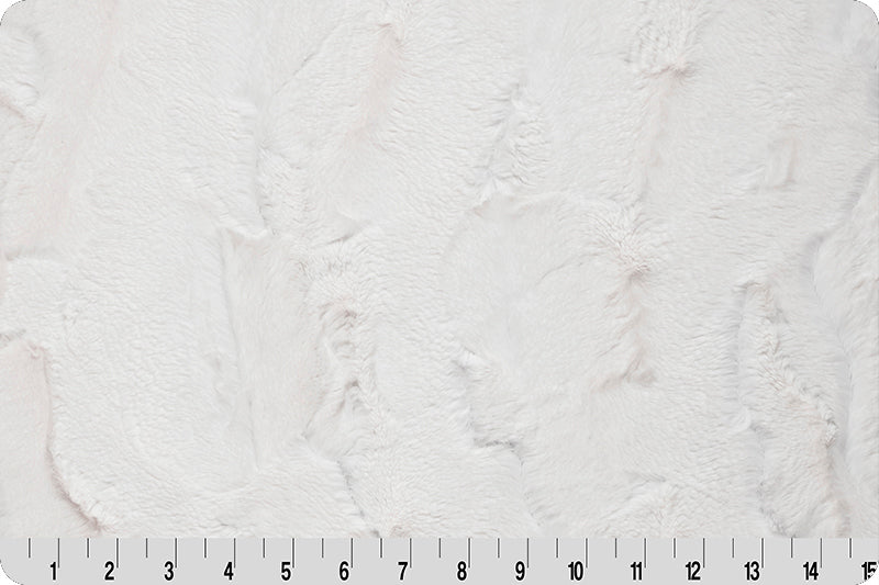 80" Wide Shannon Fabrics Luxe Cuddle Mirage Natural 100% Polyester, Sold By The Yard