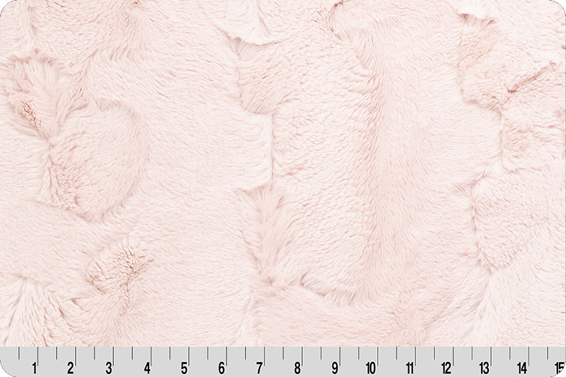 80" Wide Shannon Fabrics Luxe Cuddle Mirage Rosewater 100% Polyester, Sold By The Yard