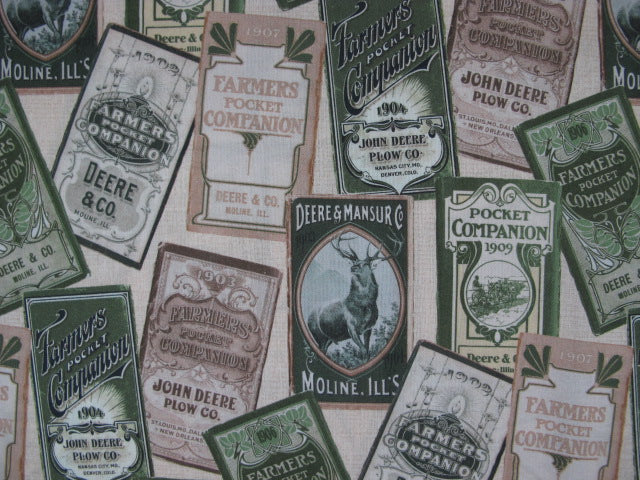 45" Wide 1900's Farmers Pocket Companion Multi 64107-A620715 100% Cotton Sold By The Yard