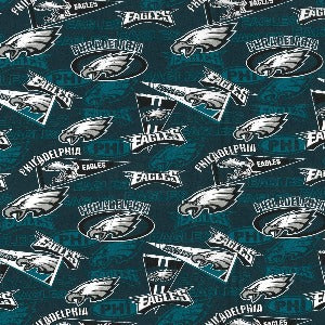 45" Wide NFL Philidelphia Eagles Retro (70114D)