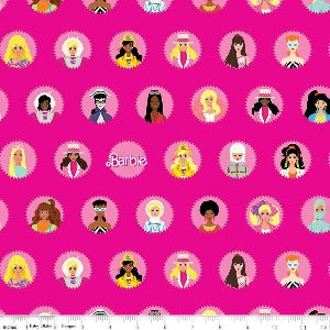 45" Wide Barbie (CD15020-Hot Pink) 100% Cotton