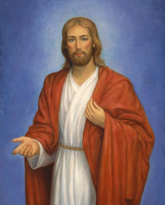 35" x 45" Jesus Panel (AL-3850-9C Multi)