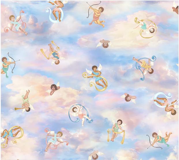 Windham Fabrics 45" Wide Celestine Joyful Cherubim Day (54569-2)