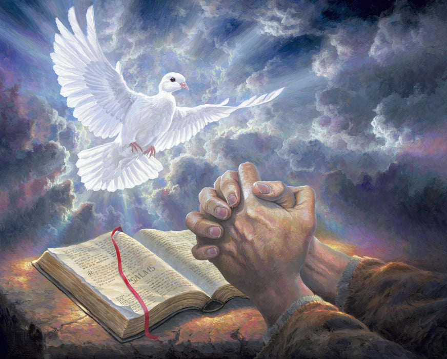 David Textiles Answered Prayer Panel 35.5"x45" (ML-3285-1C)