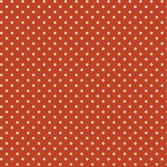 45" Wide Marcus Fabrics Bandana Bliss R651599D Red Ditsy 100% Cotton Sold By The Yard