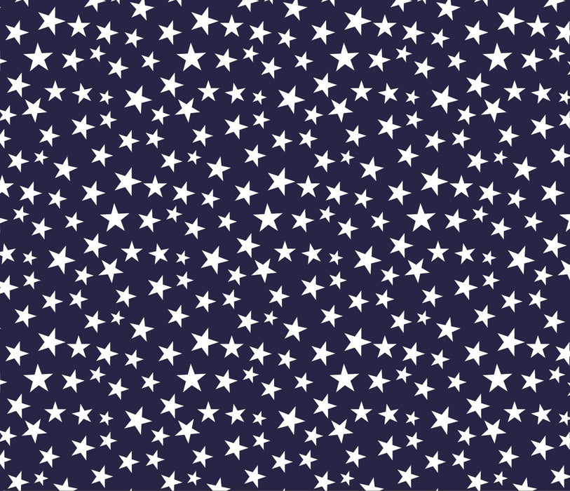 45" Wide Ditsy Stars Navy/White 100% Cotton, Fabric Sold By The Yard (DX-92646-C3)