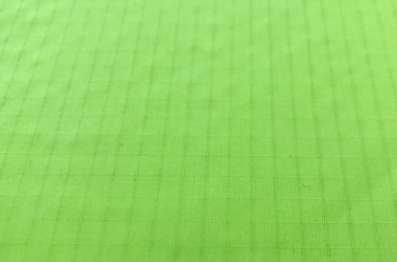 60" Wide Neon Lime Ripstop 100% Nylon